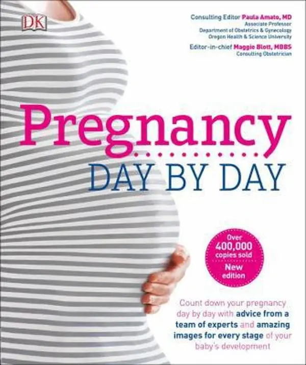 USED Book - Pregnancy Day by Day: An Illustrated Daily Countdown to Motherhood, from Conception to Childbirth and by DK (Hardcover) - english