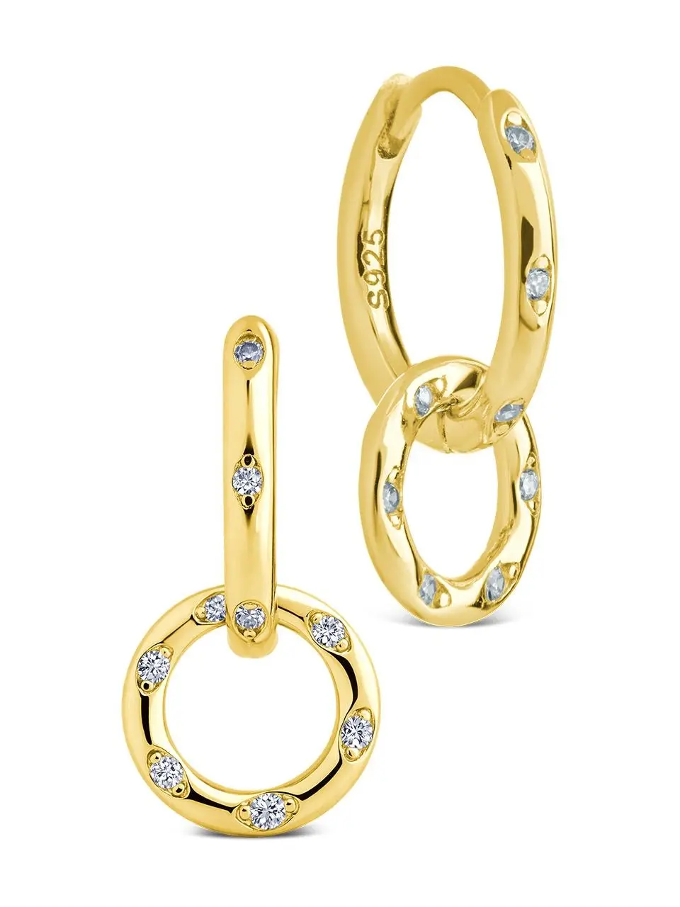 Dior Double Halo Pavé Drops Dior Double Halo Pavé Drops