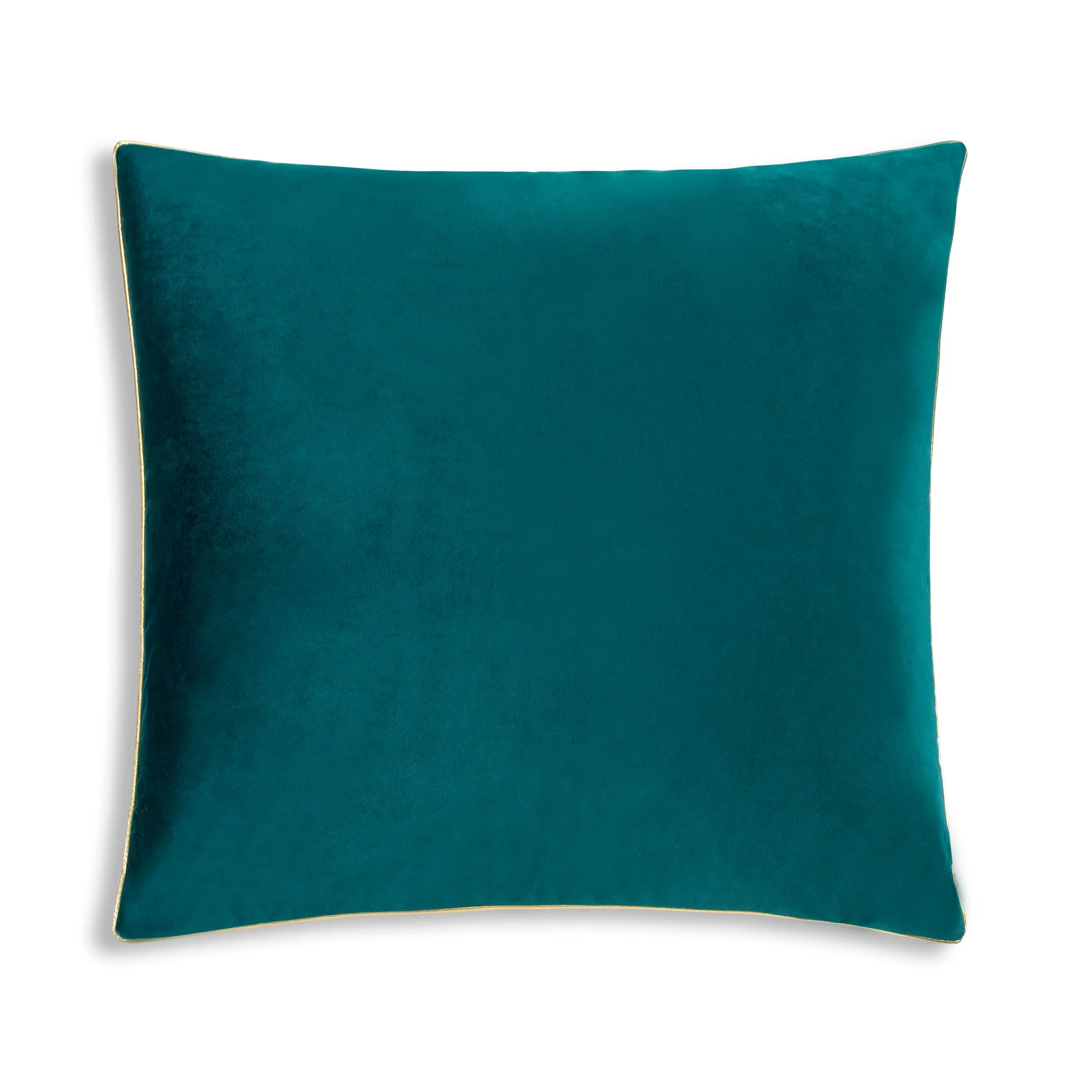 Noah Teal Gold Velvet Pillow