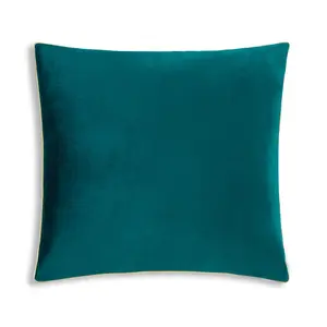 Noah Teal Gold Velvet Pillow
