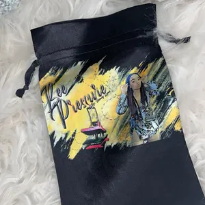 Custom Satin Drawstring Bags for Business or Special Occasions - Reusable