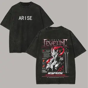 Solo Leveling Igris Printed Unisex Washed T-Shirt91