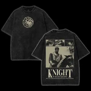 A Knight of the Seven Kingdoms Unisex Tshirt - Graphic Movie Apparel Comfort Fit Top Menswear, Cotton Fabric Sweatshirts Pullover merch Long Sleeve Casual Black