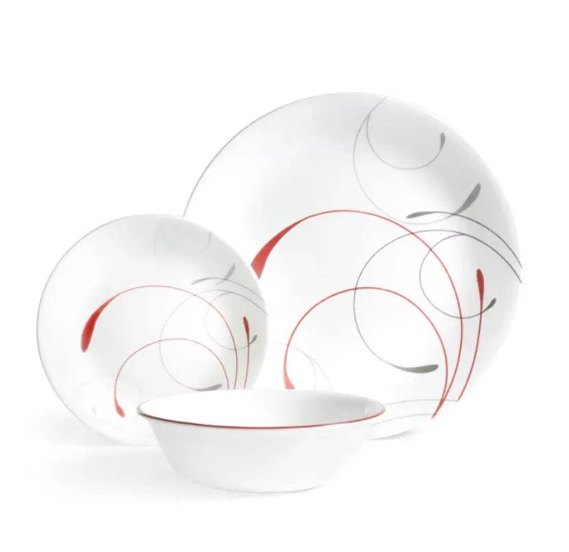 Corelle Splendor 12-Piece Glass Dinnerware Set (Service for 4)
