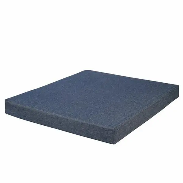 Zeny Memory Foam Dog Bed with Waterproof, Machine Washable, Long-Lasting Denim Cover (Blue)
