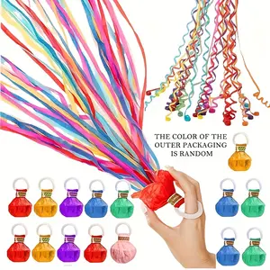 25 Pcs Confetti Streamers Handheld Ribbon Wands, Perfect for Birthday, Wedding, Graduation, Halloween, Christmas Party, Indoor & Outdoor Decor - Lightweight & Easy to Use, Instant Festival Atmosphere, Must-Have for Party Planners & Holiday Enthusiasts