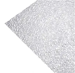 F10-CL-070: Clear Acrylic Cracked Ice Flat Panels for Kitchen | Replacement Light Panels |  0.070" Thickness| 4PACK