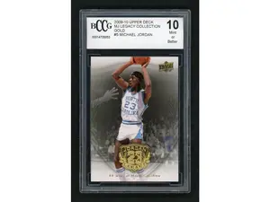 2009 Upper Deck MJ Legacy Collection #5 Michael Jordan Gold BCCG 10