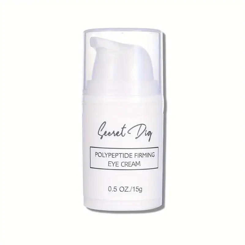 Secret Dig Powerful Peptide Eye Cream Enriched with Plant Squalane & Hyaluronic Acid for Light Beige Skin Types 0.5oz Valentine's Day Gift for Women