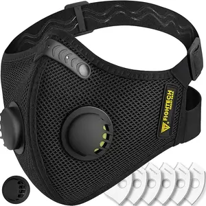 FIGHTECH Dust Mask - Reusable Face Mask with Carbon Filters and Air Valves