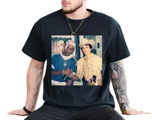 【100% Cotton】【Graphic  tee】Vintage Rap & Corridos Inspired Graphic T-Shirt – Retro Music Culture Streetwear Tee, Unisex Cotton Casual Short Sleeve Shirt, Hip Hop & Regional Music Style Gift for Men & Women