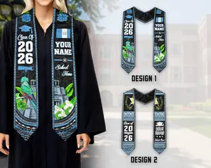 Personalized Guatemalan American Flag Graduation Sash 2026, Guatemala Graduation Stole, Guatemalan Graduation 2026, Custom Graduation Stole