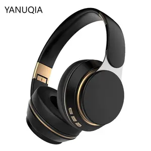 YANUQIA Wireless Bluetooth Headphones, Over-Ear Headphones, Foldable Lightweight Headphones with a Microphone, Suitable for iOS/Android/PC wirelessearbuds