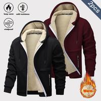 Black fleece + red fleece