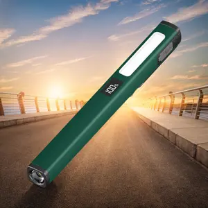 LED+SMD Medical Handy Pen Light with Pen Clip Work Inspection Flashlight 120LM Medical Pen Pupil Lamp 400mAh for Nursing Student