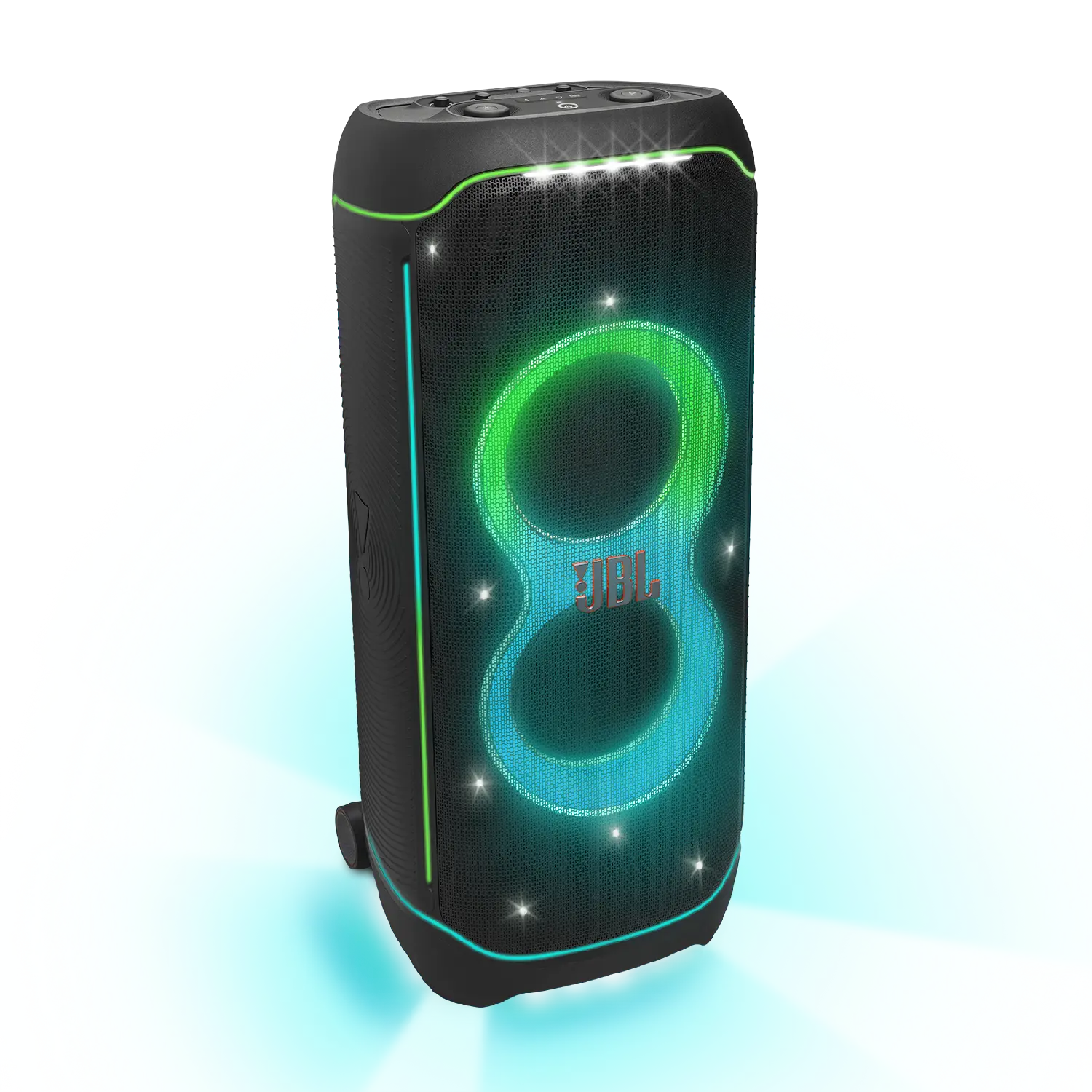 JBL PartyBox Ultimate, Massive party speaker with powerful sound, multi-dimensional lightshow, and splashproof design. JBL PartyBox Ultimate, Massive party speaker with powerful sound, multi-dimensional lightshow, and splashproof design.