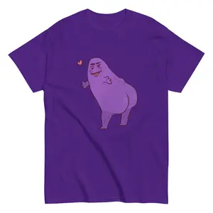 Grimace Gyatt meme graphic tee