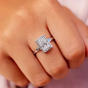 The Lovers Tarot Card Ring