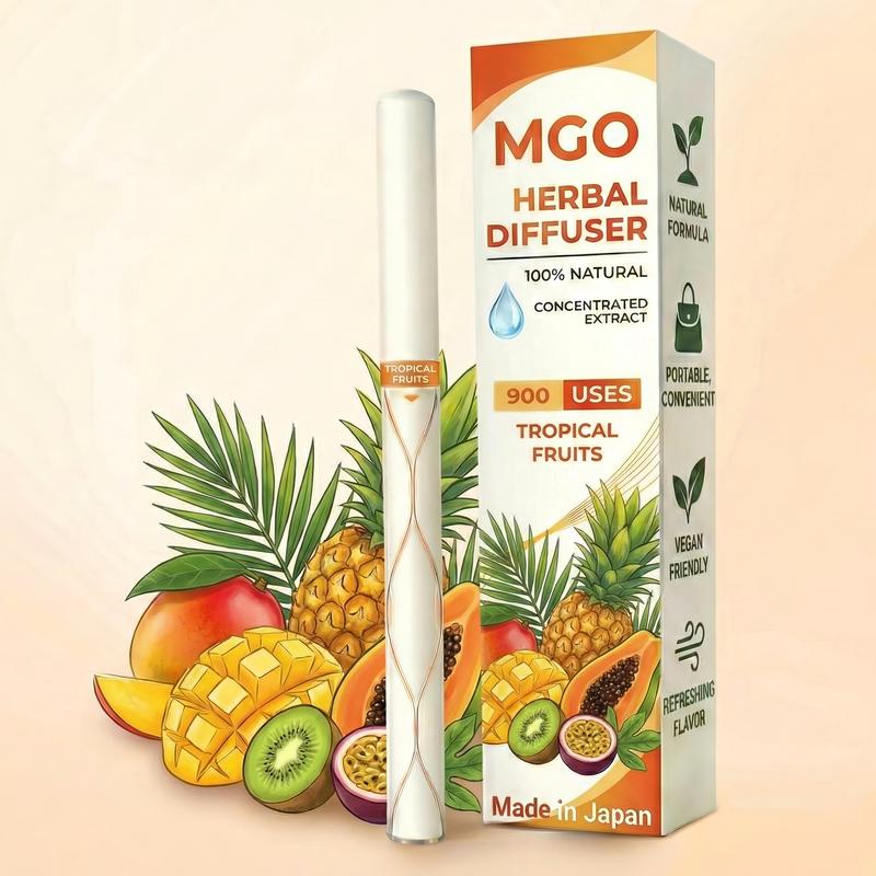 Upgraded Health Herbal Mixed Aromatherapy Set, with 8 different scents. Multi-functional herbal purification pen, which can enhance energy, promote sleep, relieve stress, maintain liver health and keep breath fresh. Compact and portable design.