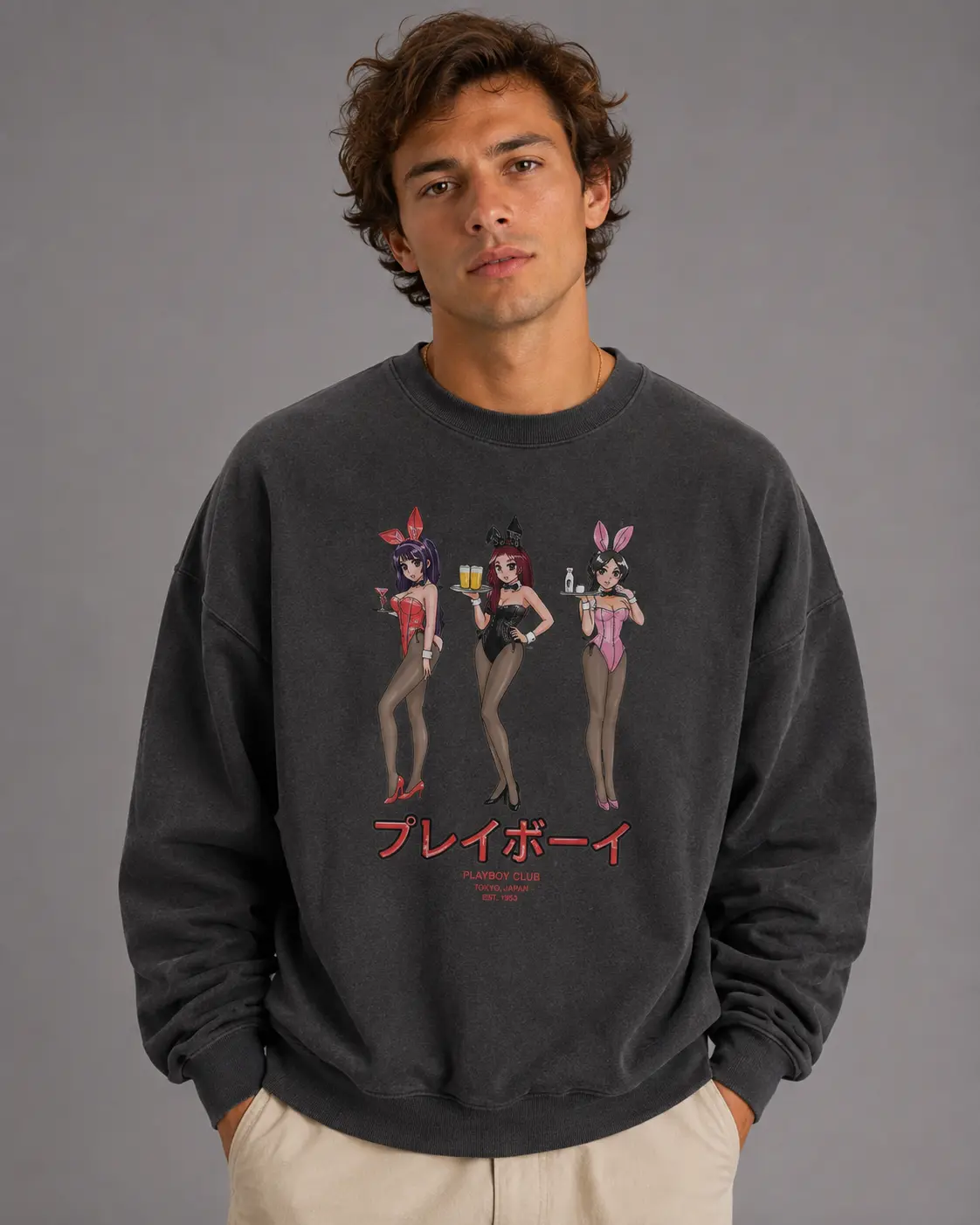 Playboy Tokyo Club Happy Hour Sweatshirt