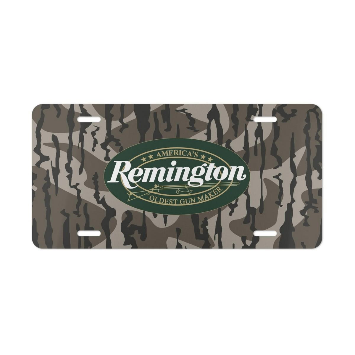 Remington Camo vanity Plate License Plate Vanity Car Tag License Plate Car Accessories