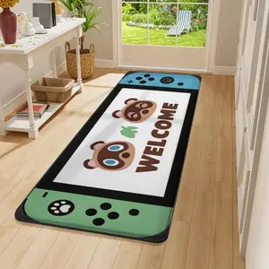 Kitchen Runner Rug  - Washable indoor rug suitable for hallways, bedrooms, and laundry rooms; low-pile entryway rug with non-slip rubber backing; modern home decor rug for dining rooms and bathrooms