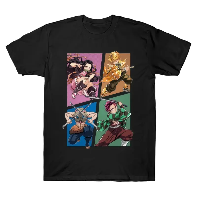 Oversized demon slayer Tee Graphic T-Shirt Streetwear Holiday Wear y2k cotton fashion Streetwear Lover Gift Top Trending