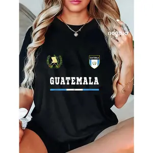 100% Cotton Unisex Guatemala Sport/Soccer Jersey Tee Flag Football T-Shirt
