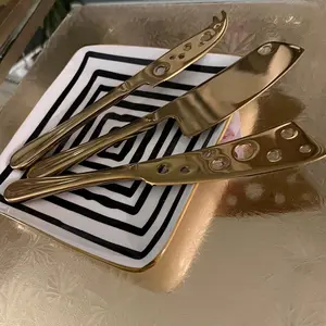 Golden charcuterie set