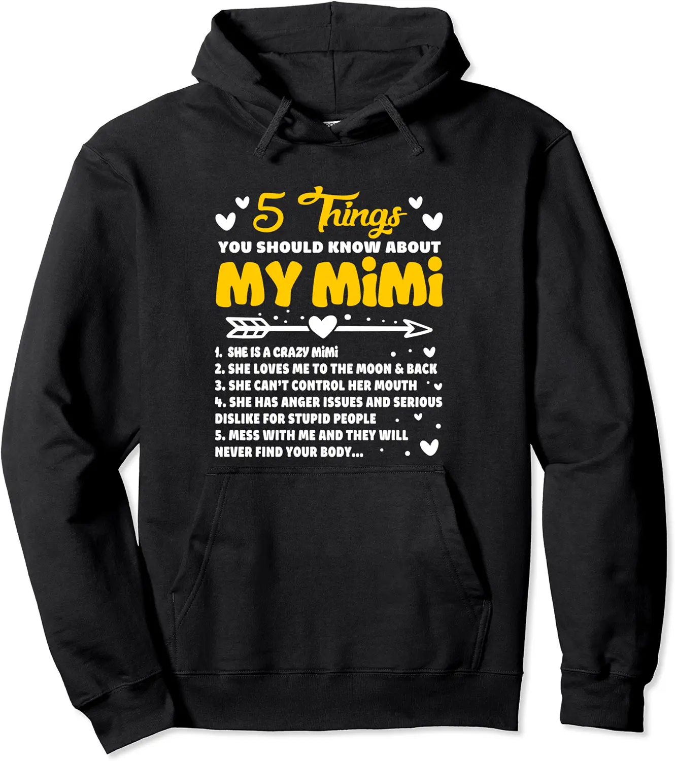 5 Things You Should Know About My Mimi Funny Grandma Pullover Hoodie - Yoandymira Shop 48B0CJJ32Q43