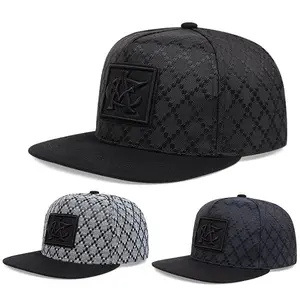 1pcMen'sFlatTopBaseballCapHipHopSnapbackPolyesterCapChristmasGift
