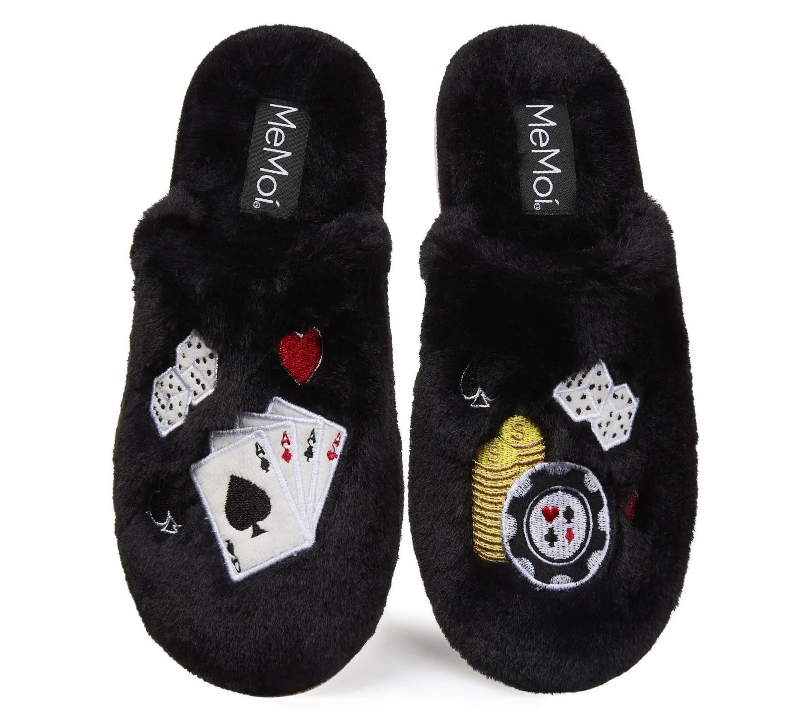 Memoi Women's Casino Plush Memory Foam Slippers Memoi Women's Casino Plush Memory Foam Slippers