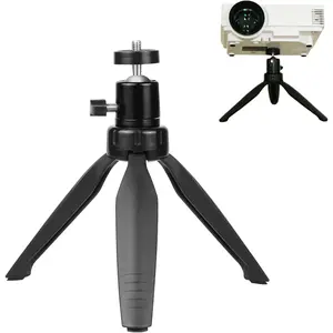 Mini Projector Tripod Mount Compatible with APEMAN,DR. J Upgrade, DBPOWER, , Artlii, LoongSon, AAXA Technologies and  Other Mini Projector, 360? Rotation, 90? Tilt Angle, Easy Installation