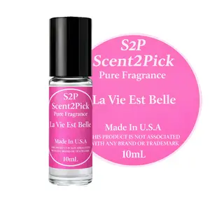 La Vie Est Belle Inspired Roll-On Fragrance Oil 10ml –  Women's Alcohol-Free Long-Lasting Sweet Floral Vanilla Scent Oil Perfume