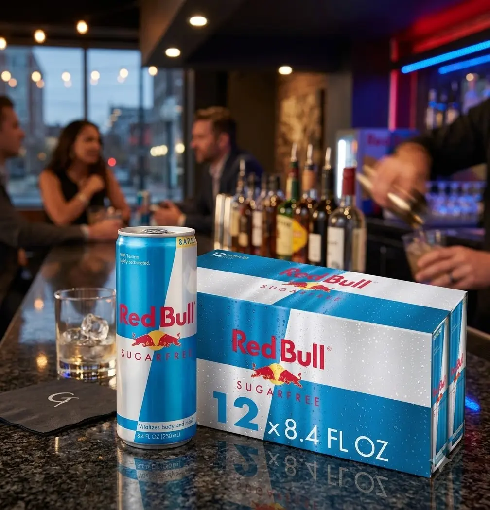 Red Bull Sugarfree Energy Drink, 80mg Caffeine, Taurine & B Vitamins, Zero Sugar, 8.4 Fl Oz, 12 Pack