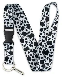 Cow Print Lanyard - Simple Design, Lightweight, Ideal for Everyday Use