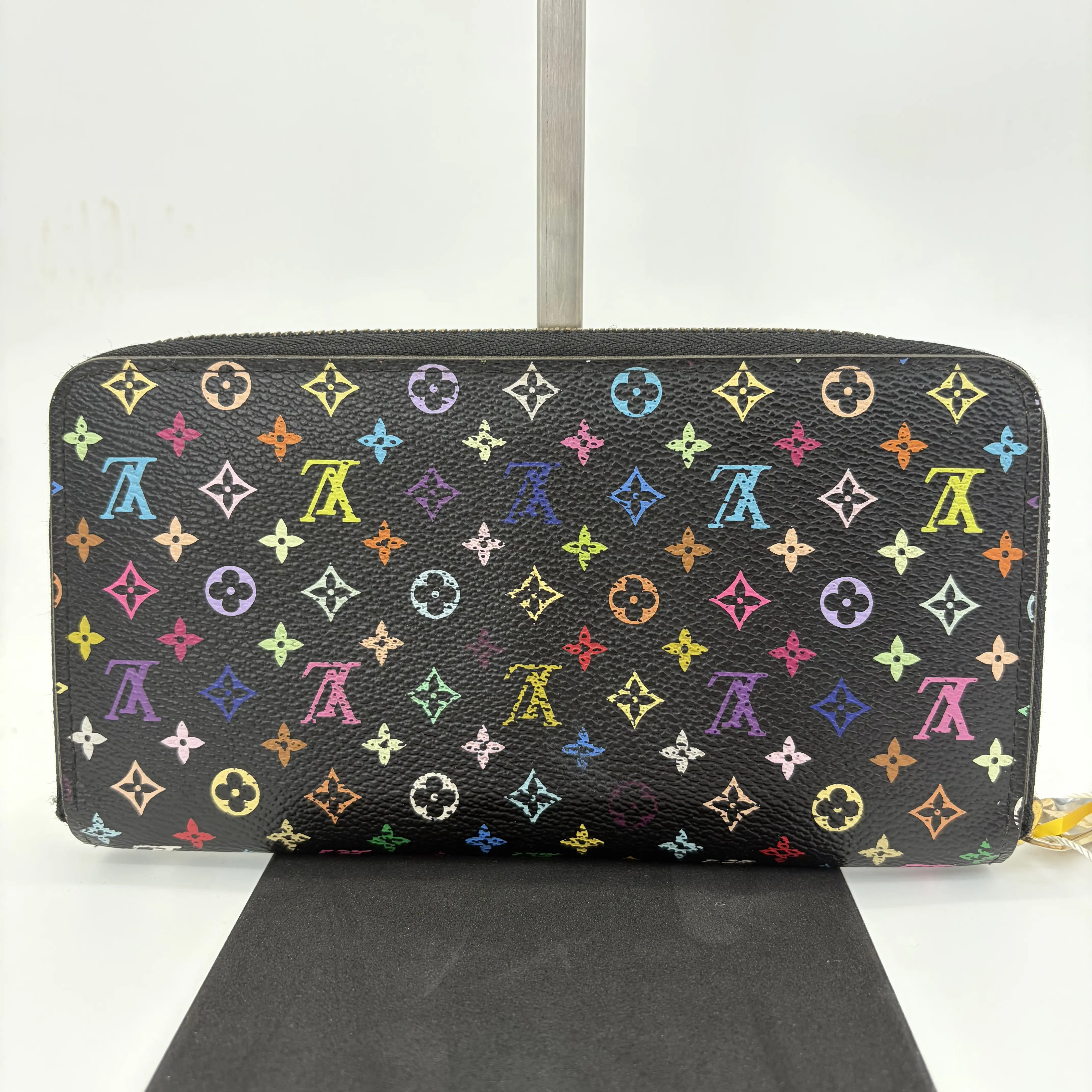 Pre-owned Louis Vuitton x Takashi Murakami Monogram Multicolore Zippy Wallet