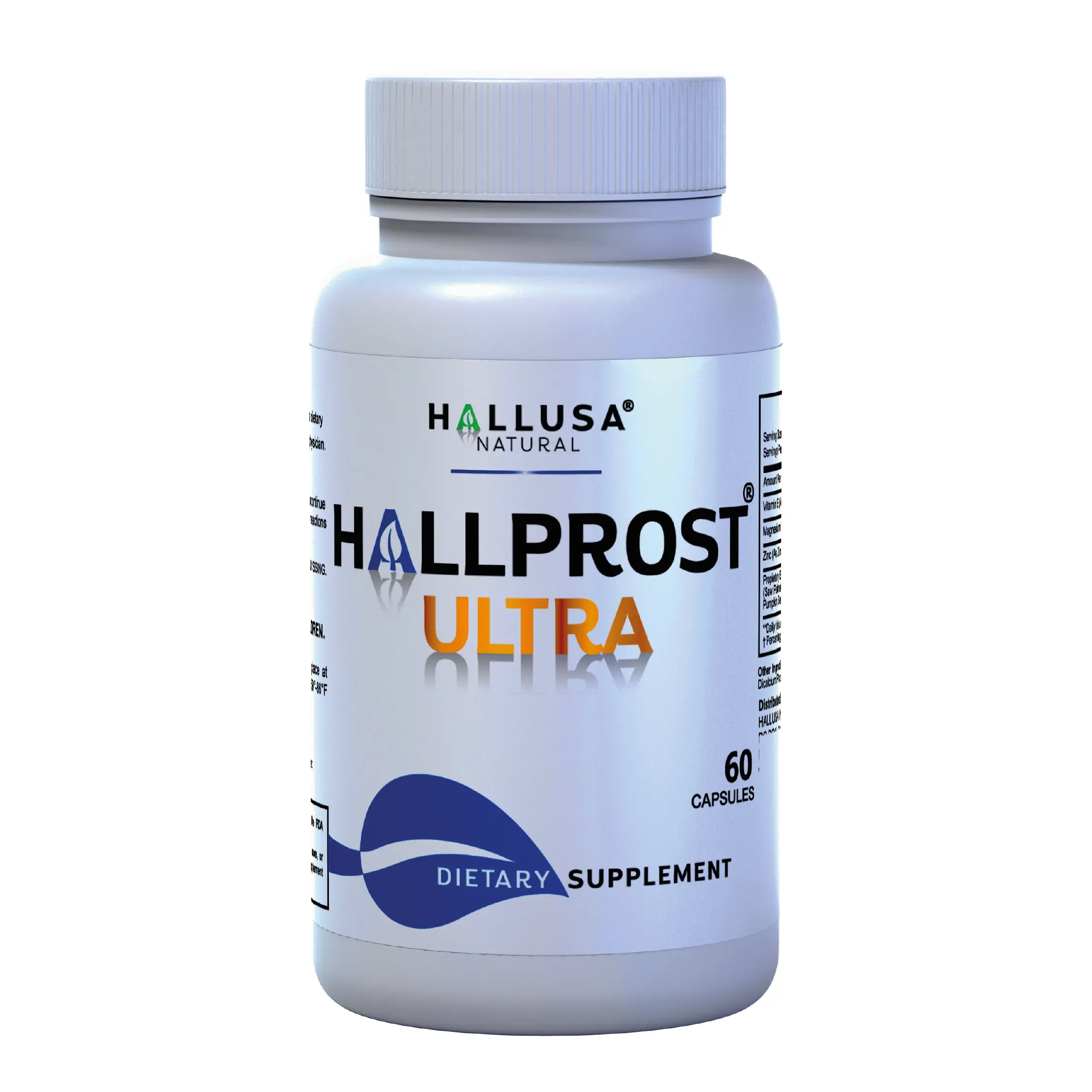 HALLPROST ULTRA - 60 Capsules - Extract Saw palmetto with Supplement DIetary - P...