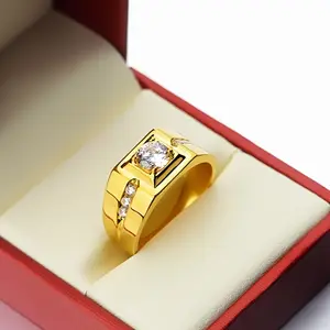 Men's Classic Fashion White Ring - Stainless Steel - For Everyday Wear - Perfect Gift for Him