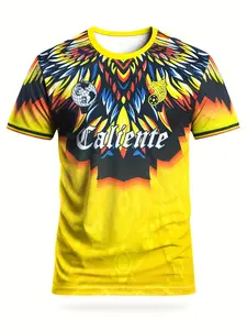 Men's youth football jersey - Soccer Uniform, a comfortable and breathable sports T-shirt suitable for outdoor training and casual wear.