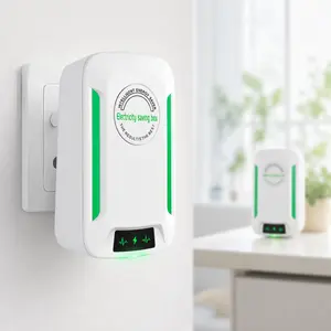 Plug-In Power Box with US Plug 2026 Updated Design, Compatible with 90–250V Input Range Multi Plug Outlet