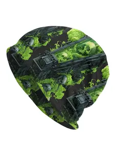 Colorful Skull Spring and Autumn Soft Hat Sports Hoodie Breathable Fitness Knitted Hat Warm Running Fashion Printed Outdoor Sports