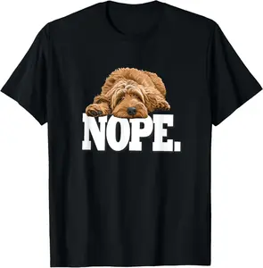 Mens & Womens Funny NOPE Napping Goldendoodle Doodle Lover T-Shirt