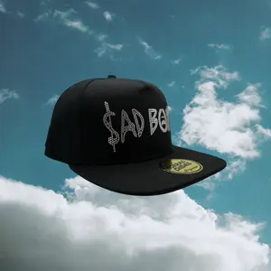 Gorra Plana y Ajustable con Broche black cap gorras mexicanas