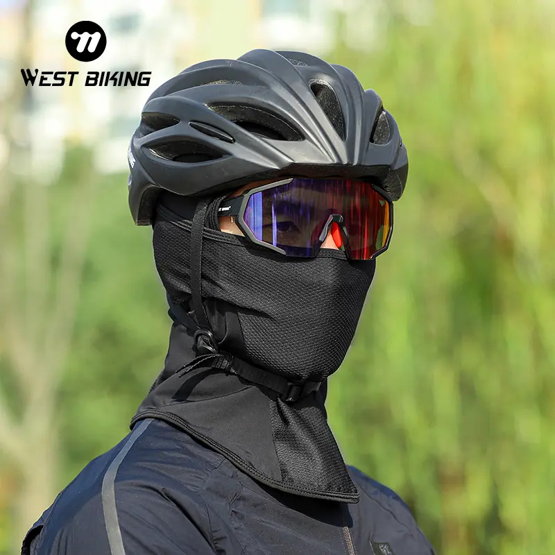 WEST BIKING Summer Full Face Warm Scarf Headgear Protective Winter Face Mask for Outdoor Cycling Bike Ski Balaclava