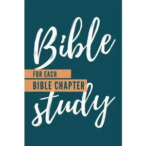 USED-Bible Study For Each Chapter in the Bible: 6x9 Studying Notebook for your Daily Quiet and Devotional Time I With Checklist I Perfect for Reading the B by Publishing, Jhwh (Paperback)
