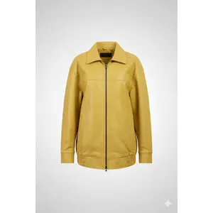 Men’s Biker  Yellow Jacket