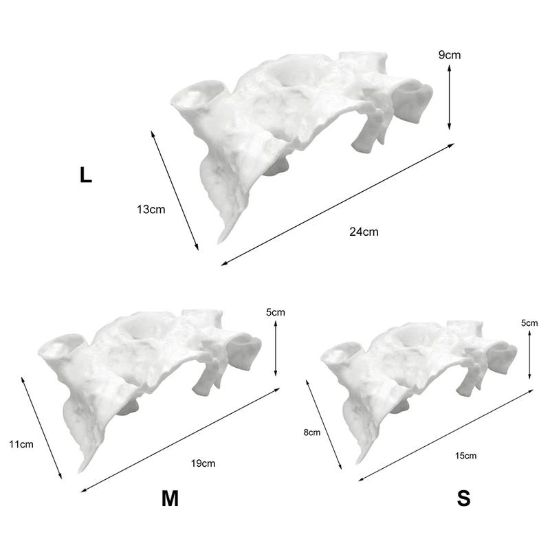 3D Printed Aquarium Hideout Tunnel - Underground Cave Decor for Cherry Shrimp, Chili Rasbora, Hermit Crab and Small Fish