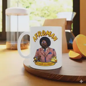 Afroman Mug Case Closed Lemon Pound Cake Coffee Cup - Free Speech Supporter Gift - Hip Hop Legend Merch - Funny Rap Culture Mug 11oz 15oz