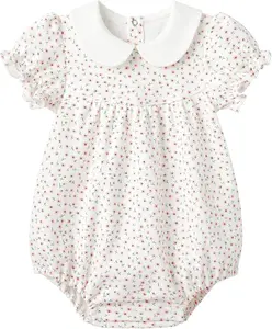 Baby Girls Boys Bodysuit Super Soft Cotton Romper 0-24 Months